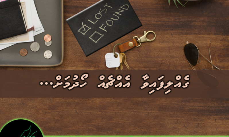 ގެއްލިފައިވާ އެއްޗެއް ހޯދުމަށް…